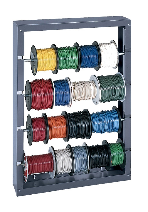 Wire reels storage rack